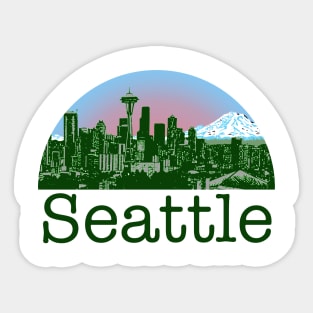 Seattle, the Emerald City Sticker